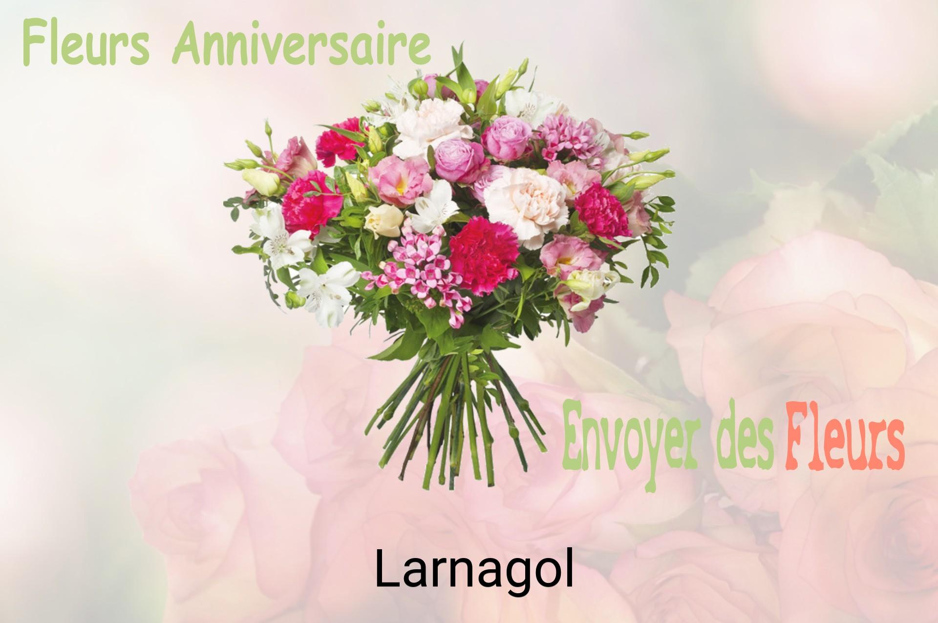 Bouquet de fleurs d’anniversaire livré à Larnagol